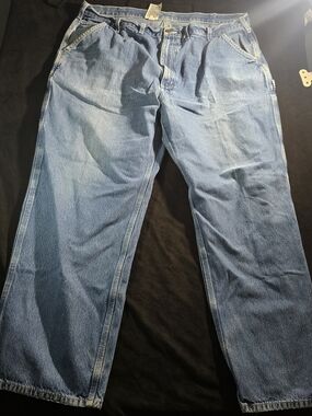 Carhartt Men's Relaxed Fit Blue Denim Jeans